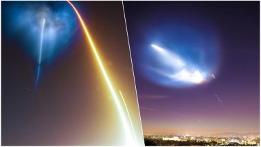 SpaceX Falcon 9 Rocket Launch in California Lights up The Sky Mysteriously, People Guess Alien and UFOs, Watch Pics and Videos!