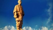 Sardar Vallabhbhai Patel Statue of Unity to Be Unveiled Today: Know 10 Facts About the Tallest Statue in the World