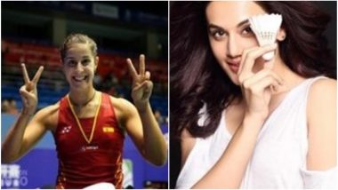 Taapsee Pannu Says She Is Huge Fan of Carolina Marin; Badminton Star to Play for Her Team in Premier Badminton League 2018