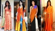 Navratri 2018 Day 5 Colour, October 14 &ndash; Orange: Kareena Kapoor Khan, Kriti Sanon, Janhvi Kapoor Show You How to Embrace This Colour