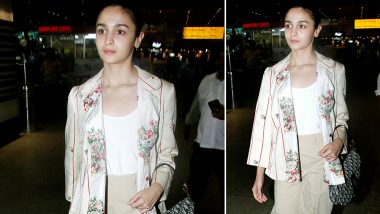Alia Bhatt Makes A Plain-Jane Appearance At The Airport As She Returns From Her US Rendezvous - View Pics