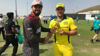 Live Cricket Streaming of Australia vs UAE 2018: Check Live Cricket Score, Watch Free Telecast of AUS vs UAE One-Off T20I Match at Abu Dhabi on TV & Online