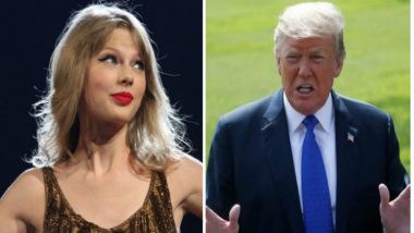 US President Donald Trump Likes Taylor Swift's Music 'About 25 Per Cent Less Now'