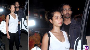 Rumoured Couple Harshvardhan Rane and Kim Sharma Spotted on Dinner Date – View Pics