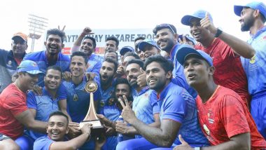 Mumbai Win Vijay Hazare Trophy After 12 Years! Players, Coach Elated After Fantastic Victory in Finals Over Delhi