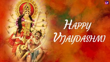 Vijayadashami 2018 Wishes and Subho Bijoya HD Images: Best WhatsApp Messages & Status, SMS, GIF Images & Facebook Quotes to Send Happy Vijayadashami Greetings