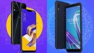 Flipkart Big Billion Days Sale 2018: Discount of up to Rs 5000 on Asus Zenfone 5Z & Zenfone Max Pro M1 with Cashback