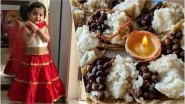 Durga Ashtami 2018 Kanjak Puja Food Recipe: Tutorials on How to Make Kala Chana, Poori & Suji Halwa This Navratri Festival