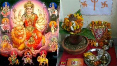 Navratri 2018 Puja Vidhi: Ghatasthapana Shubh Muhurat, Puja Items Required, Simple Puja Rituals in Hindi to Perform Navaratri Festival at Home