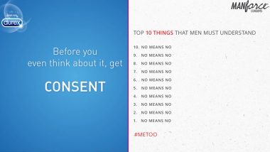 #MeToo in India: Durex & Manforce Condoms Tell Us Importance of CONSENT in Their Latest Social Media Creatives