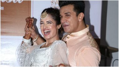 Prince Narula and Yuvika Chaudhary Make Their First Official Appearance as a Married Couple and Our Hearts Are Doing Garba – View Pic