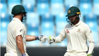 Australia vs Pakistan 2018, 1st Test Match: Aaron Finch and Usman Khawaja Score Half Centuries As Aussies Comeback Strong on Day 3