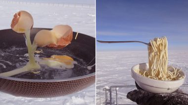 Scientists Try Cooking in -80 Degrees in Antarctica And The Pictures Are Gravity-Defying