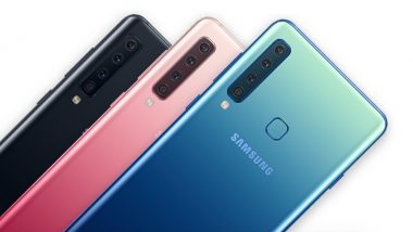 Samsung Galaxy A9 Smartphone With Four Rear Camera To Be Launched in India on November 20; Could Be Priced Around Rs 35,000
