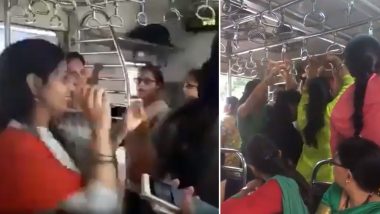 Garba in Mumbai Local! This Video of Women Dancing Inside Train is Going Viral