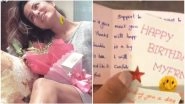 Hina Khan Ecstatic on Receiving Pre-Birthday Cards, Gifts From Friends and Fans &ndash; See Pics