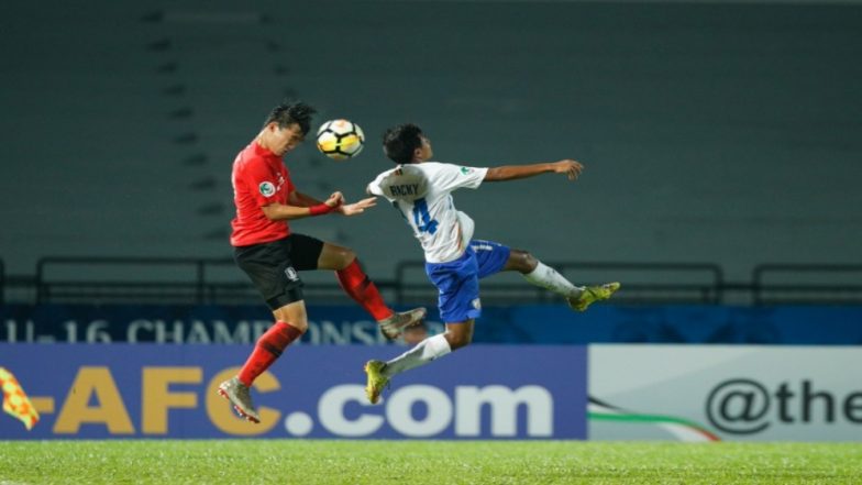 India vs Korea, AFC U-16 Football Championship: Korea Defeats India by 1-0