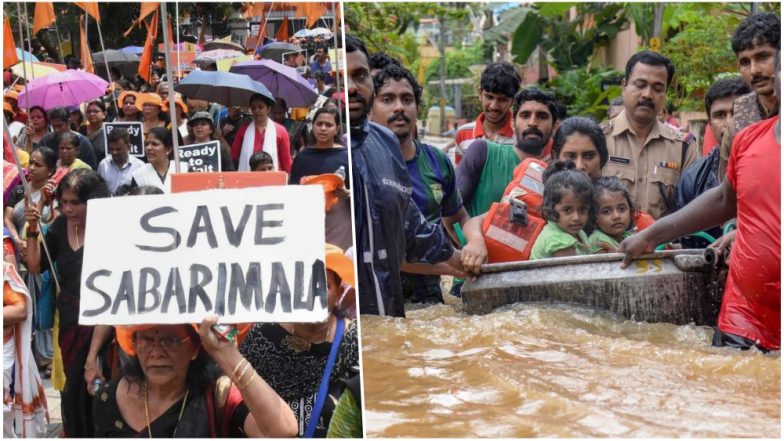 Sabarimala Attacks and Kerala Floods: How the World Saw Two Distinct Faces of Kerala