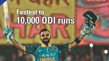 ‘Name Virat Kohli’s Biopic 10,000 BC’ Twitterati React As Indian Captain Becomes Fastest to 10k Runs in ODIs
