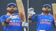 Virat Kohli&rsquo;s &lsquo;Let Your Bat Do the Talking' Celebration After his Record Century Against West Indies is Unmissable (Watch Video)