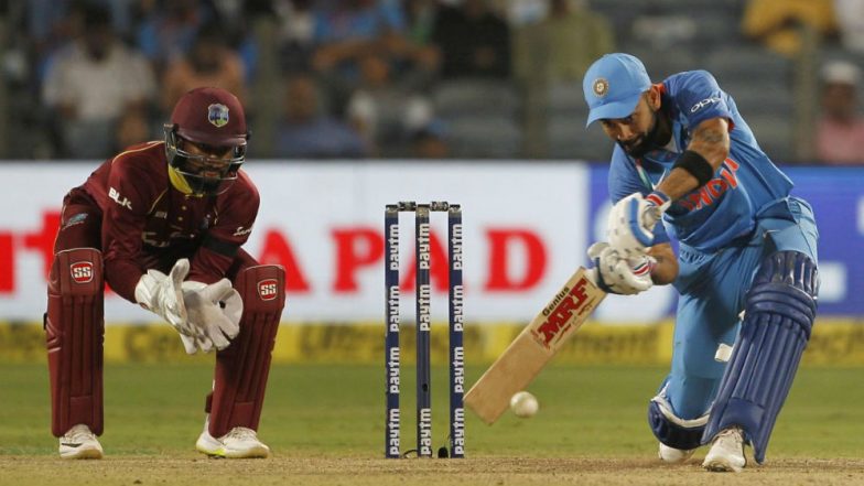 Virat Kohli Becomes First Indian Batsman to Score 3 Consecutive Centuries in ODIs, Achieves Milestone During IND vs WI in Pune