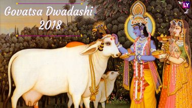 Govatsa Dwadashi 2018 Date & Significance: Know Puja Vidhi, Rituals & Importance of Worshipping Cows on Vasu Baras