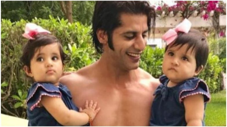 Bigg Boss 12 Contestant Karanvir Bohra With Twin Daughters in This Pic Will Make Your Day a Happy One