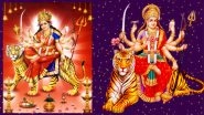 Navratri 2018 Images & Maa Durga HD Photos for Free Download Online: Happy Navaratri Wallpapers in 1080p & Navadurga GIFs for WhatsApp Greetings