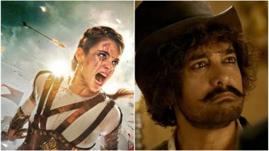 Manikarnika Teaser Review: Twitterati Says Kangana Ranaut Movie's VFX is Better Than That of Thugs of Hindostan Trailer!