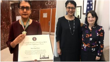 Indian-American Minal Patel Davis Honoured At White House With ‘Presidential Medal for Combating Human Trafficking’