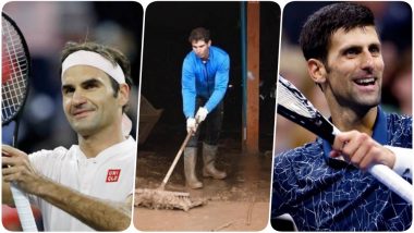 Roger Federer & Novak Djokovic Hail Rafael Nadal for his Participation in Cleaning up Majorca Post Flood! (Watch Video)