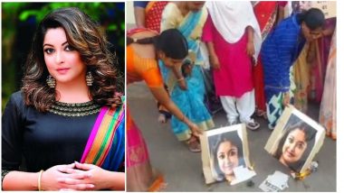 Nana Patekar Finds Some Support in Farmer Widows As They Burn Down Tanushree Dutta’s Posters