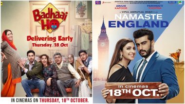 After Badhaai Ho, Arjun Kapoor and Parineeti Chopra’s Namaste England Will Also Release a Day Earlier on October 18