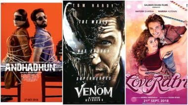 Ayushmann Khurrana's AndhaDhun, Aayush Sharma's LoveYatri, Tom Hardy's Venom - Which Movie This Week Excites You The Most? Vote Now