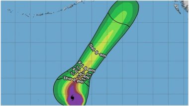 Penis Shaped NOAA's Map of Hurricane Walaka Over Alaska Results in Hilarious Jokes on Twitter