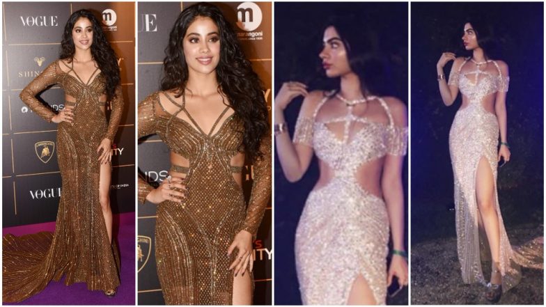 Janhvi or Khushi &ndash; Which Kapoor Girl Justified Falguni and Shane Peacock&rsquo;s Alluring Creations?