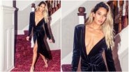 &lsquo;Vatavaran&rsquo; Is Suddenly So Hot, Thanks to Lisa Haydon and Her Little Black Velvet Dress With a Plunging Neckline