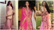 Navratri 2018 Colour for Day 9 on October 18 - Pink: Sara Ali Khan, Jennifer Winget And Anita Hassanandani Teach You How to Pull Off the Attires in This Colour