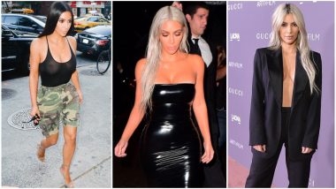 Kim Kardashian Birthday Special: From Sheer Outfits to Latex Dress, Here’s How the Reality Star Made Her Fans Root for Her