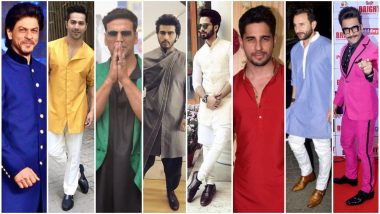 Nine Colours of Navratri 2018 List: Take Inspiration From Ranveer Singh, Sidharth Malhotra and Varun Dhawan to Wear 9 Different Colours on Each Day of Sharad Navaratri