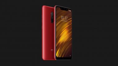 Xiaomi Poco F1 Rosso Red Colour Variant Online Sale on October 11 at Flipkart and Mi.com