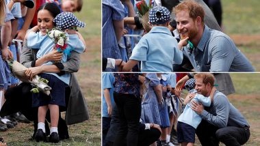 This Video of a Kid Scratching Prince Harry's Beard Is Too Cute to Be Missed