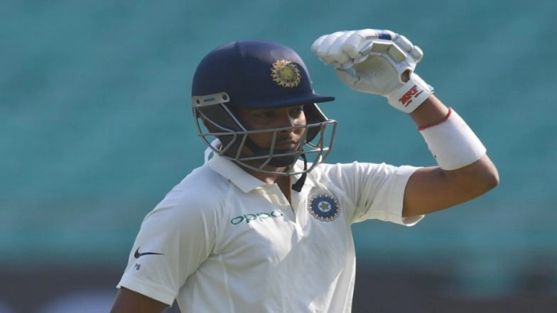 Prithvi Shaw Reacts to Legends Wishing Him on his Debut Century Against West Indies (Watch Video)