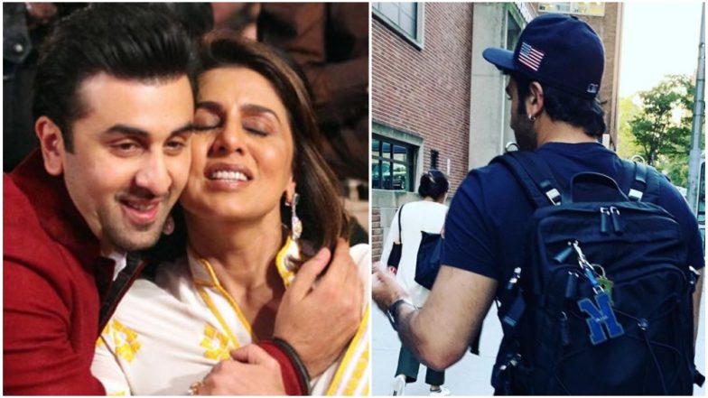 As Rishi Kapoor Continues to Battle His Illness, Ranbir Is Neetu Singh’s STRENGTH in This Time of Trouble – View Pic