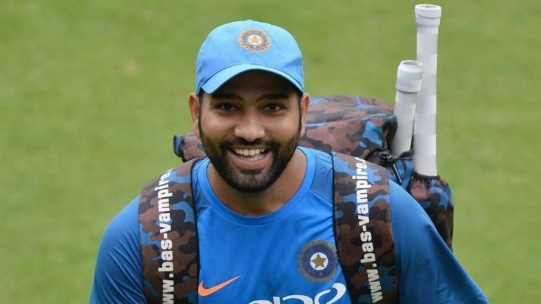 Rohit Sharma Manhandled by a Pitch Invader! Fan Tries to Kiss Indian Cricketer Leaving Wife Ritika Sajdeh & Yuzvendra Chahal Shocked during Vijay Hazare Trophy (See Pics & Video)