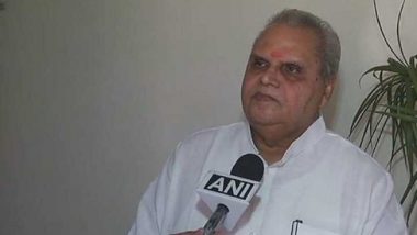 Jammu And Kashmir Governor Satya Pal Malik Scraps Earlier Order of Buying Medical Insurance From Reliance