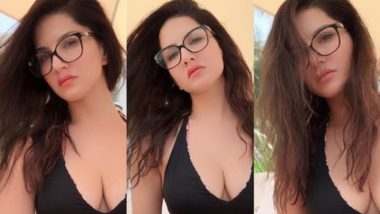 Sunny Leone’s Sexy Black Monokini Pic Is Making This Pittal Di Duniya a Better Place to Live