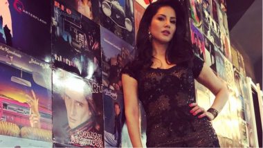 Sunny Leone Looks Stunningly Hot in a Black Mini Dress! (View Pic)