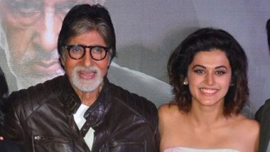 So Cute! Taapsee Pannu and Amitabh Bachchan Call Each Other As ‘Chick’ and ‘Dude’ – Watch Video