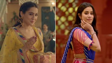 Sara Ali Khan in Kedarnath vs Janhvi Kapoor in Dhadak: Who Looks Better in a Girl-Next-Door Avatar from Their Debut Movies, See Pics
